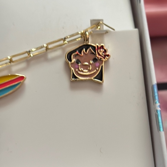 BaubleBar Disney Charm Bracelet - Gold with Multicolor Accents - Picture 4 of 5